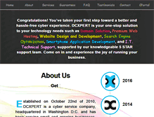 Tablet Screenshot of dcxpert.com